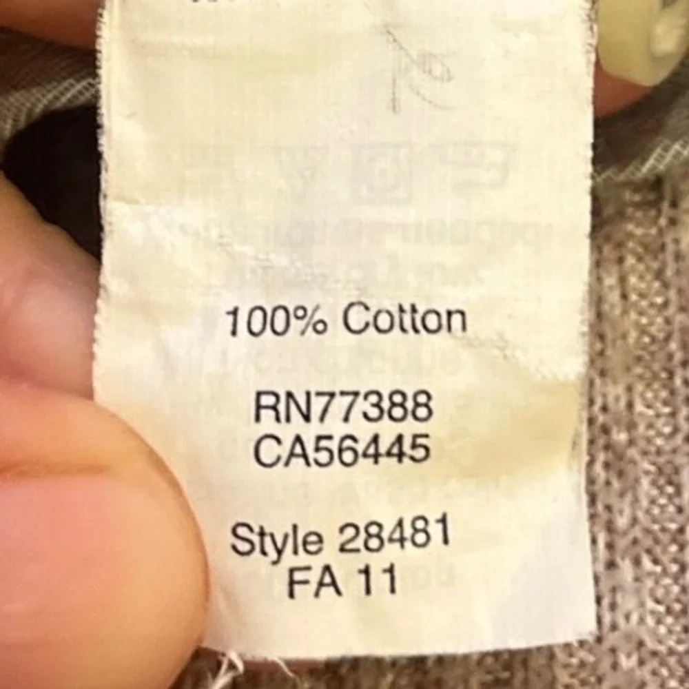 J Crew Mens XL‎ Chambray Button Down Shirt Long Sleeve 2 Ply Cotton Casual